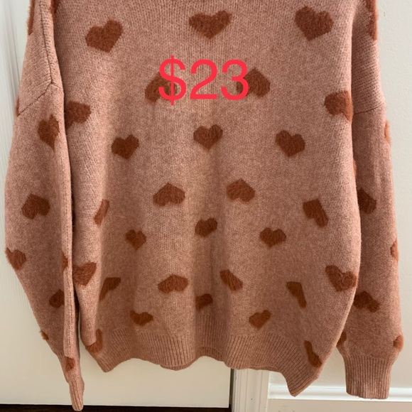 Pink Heart Sweater - Picture 2 of 2